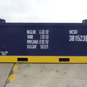 Alternative view of 10ft DNV 2.7-1 Half Height Open Top Containers