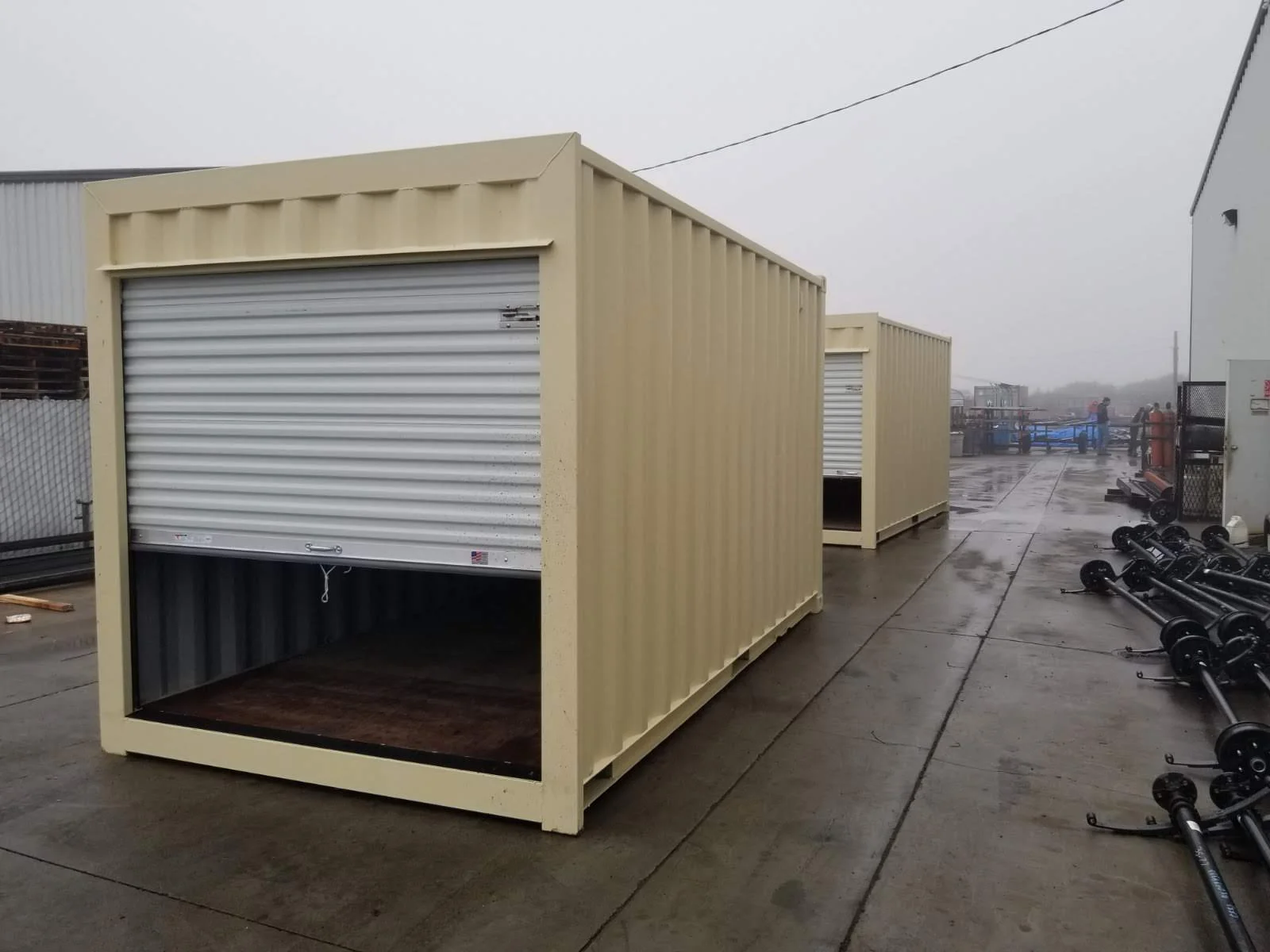 16Ft Storage Container With Roll-Up Door