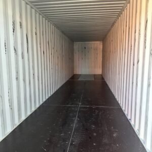 Alternative view of 40ft Gray High Cube One-Trip Shipping Container – Easy Open Door, Like-New Condition!