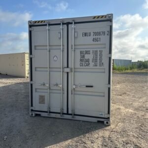 Alternative view of 40ft One Trip High Cube Shipping Container – Double Doors, Lockbox, & Easy-Open Handles!
