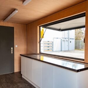 Alternative view of 20ft Customised Container Kiosk – Fully Converted & Ready to Use