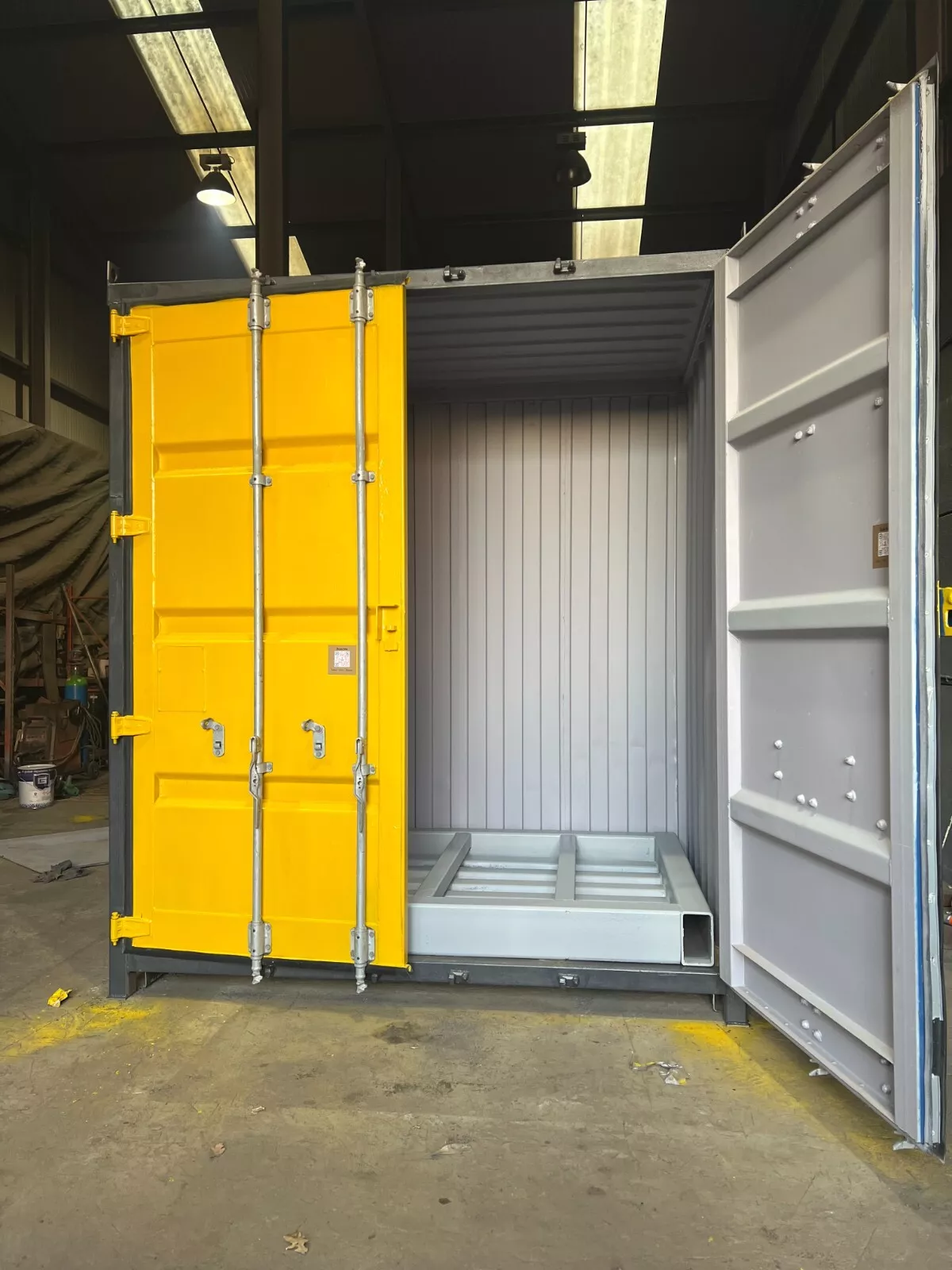 6ft BUNDED Chemical / Paint Storage Container | Secure & Compliant Solution