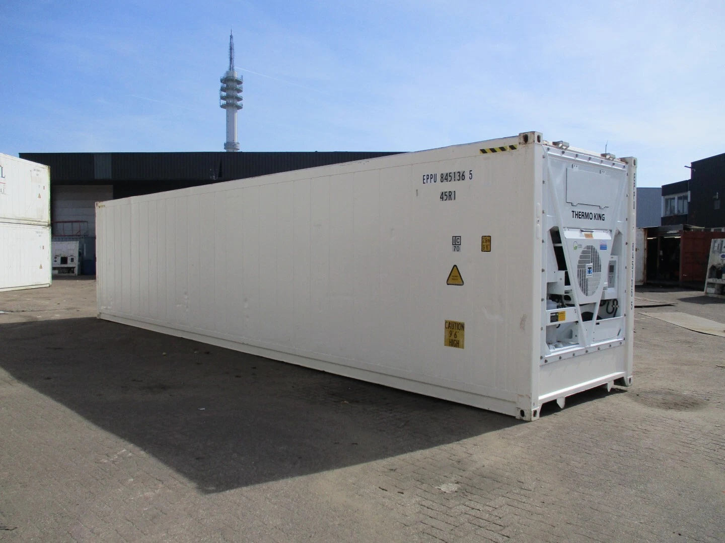 40ft High Cube Used Refrigerated Container with Brand New Thermo King Motor