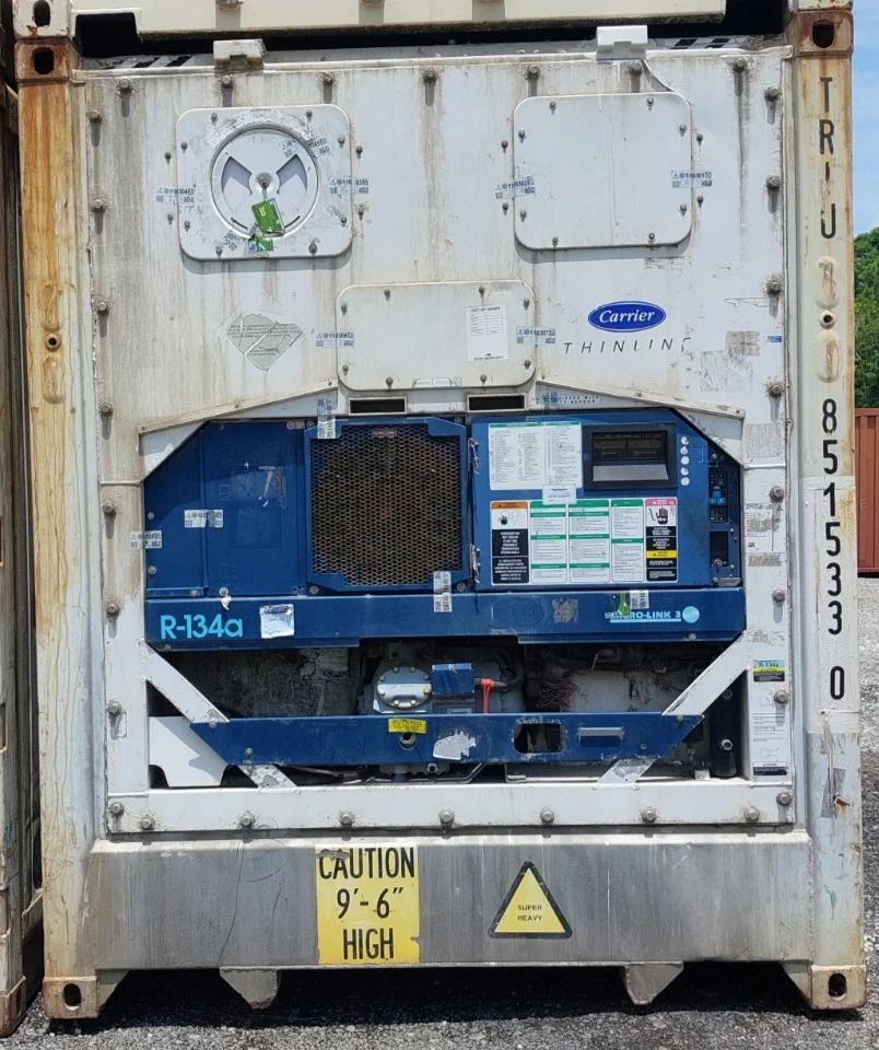 Working 40ft Refrigerated High Cube Reefer Container 2010 Carrier Thinline Used - Image 5