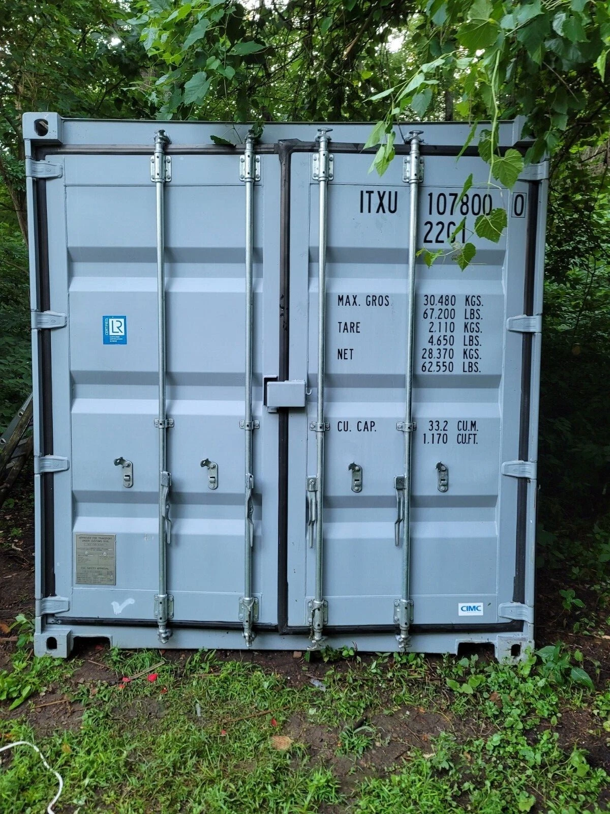 20' Used Steel Shipping Container Storage Container