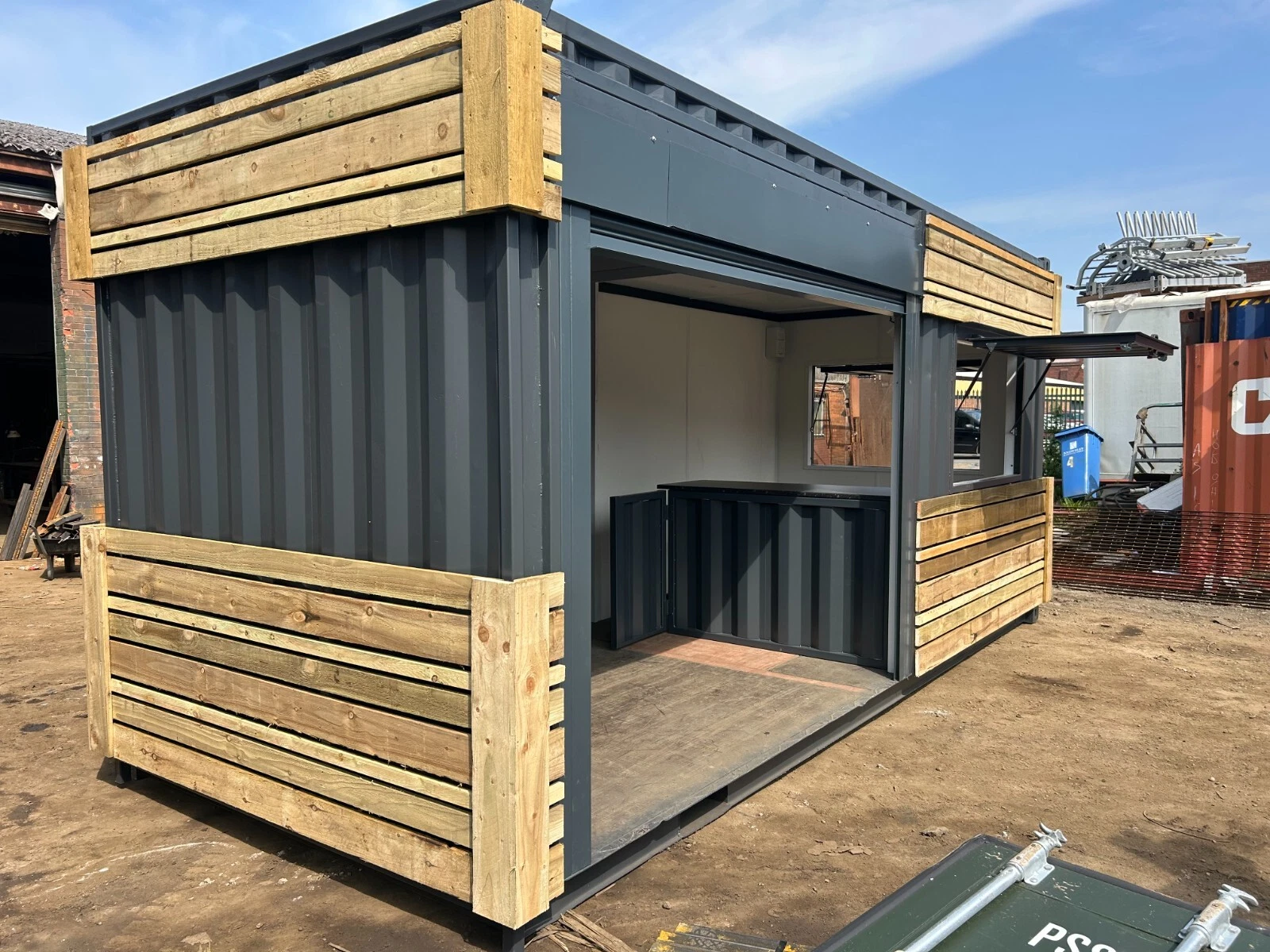 20ft x 8ft Shipping Container - Street Food/Coffee Shop/Food Kiosk