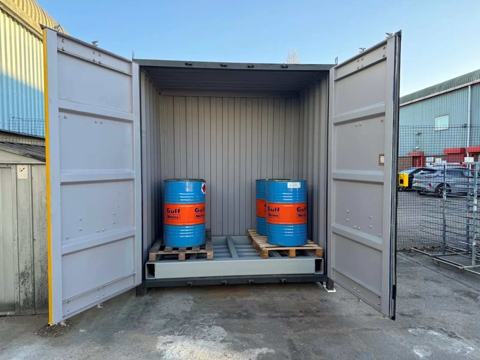6ft BUNDED Chemical / Paint Storage Container | Secure & Compliant Solution - Image 6