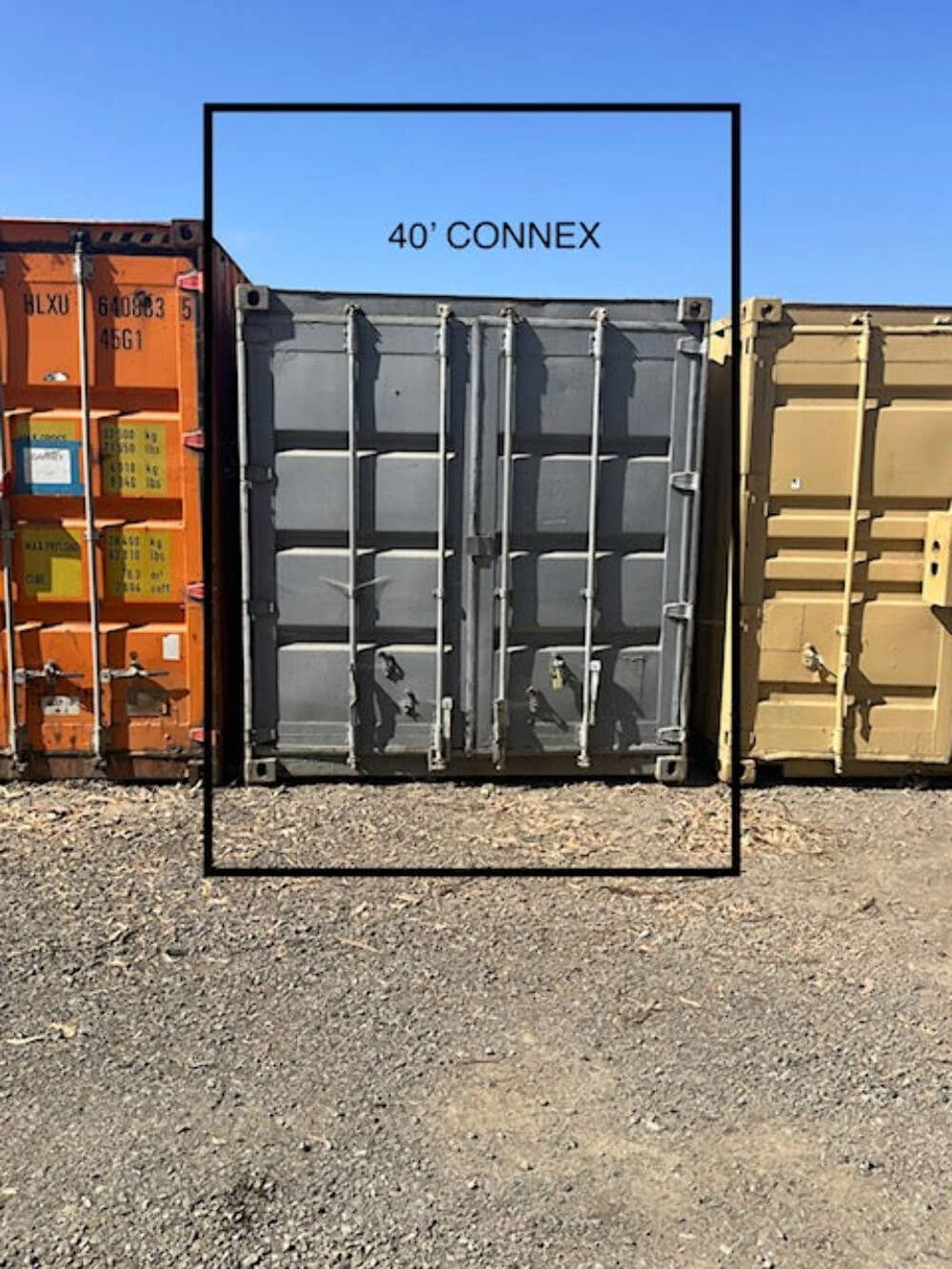 Used 40ft Cargo Double Doors Container 40' x 8' x 8' 6" (Pictures of actual Container)