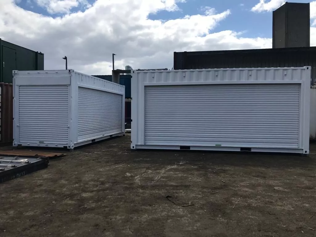 20ft x 8ft Shipping Container with Roll-Up Door – Nationwide Delivery