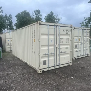 Alternative view of New 20ft Open Side Shipping Container – One Trip – With Side Doors