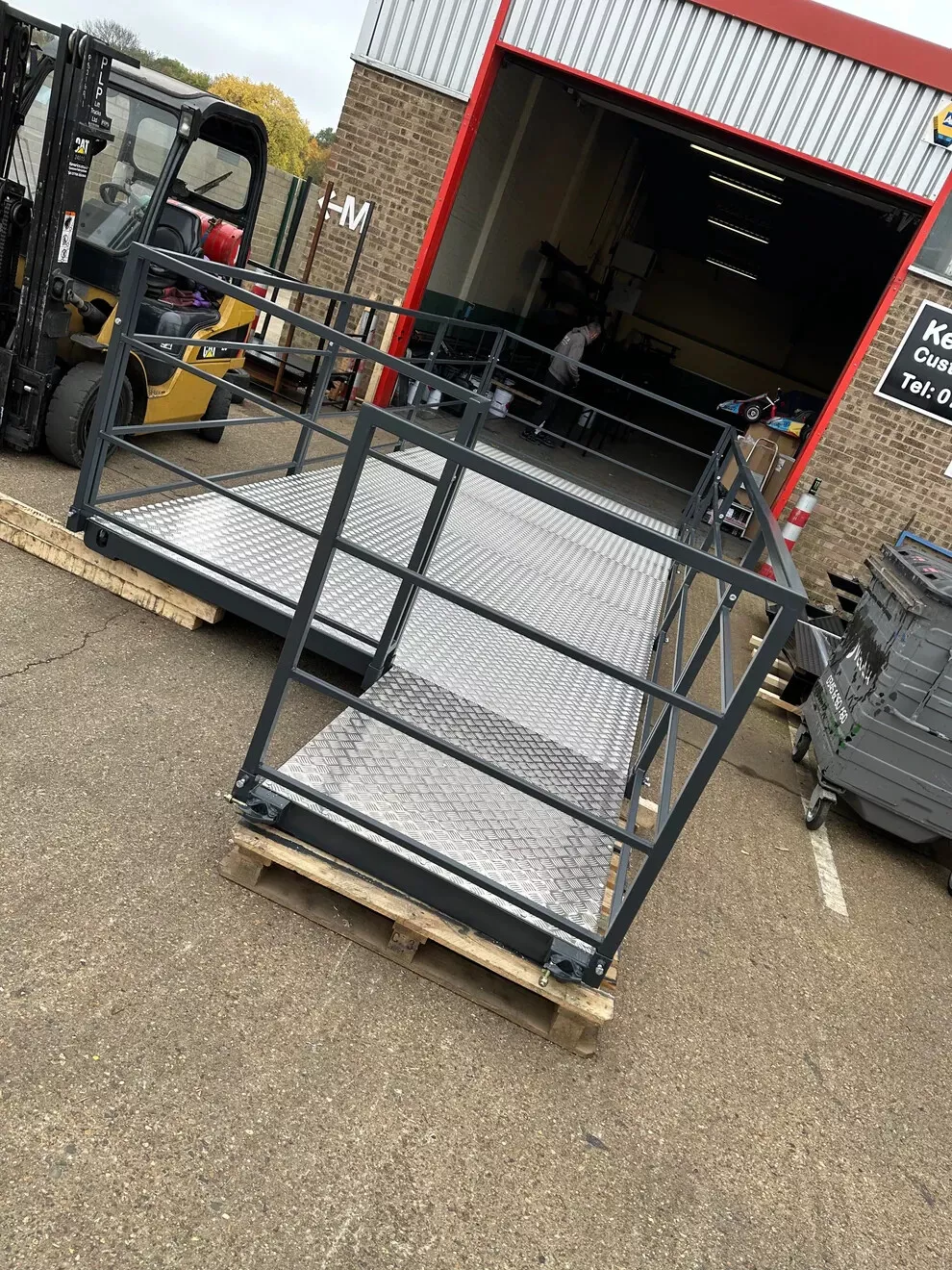 Shipping Container Rooftop Deck