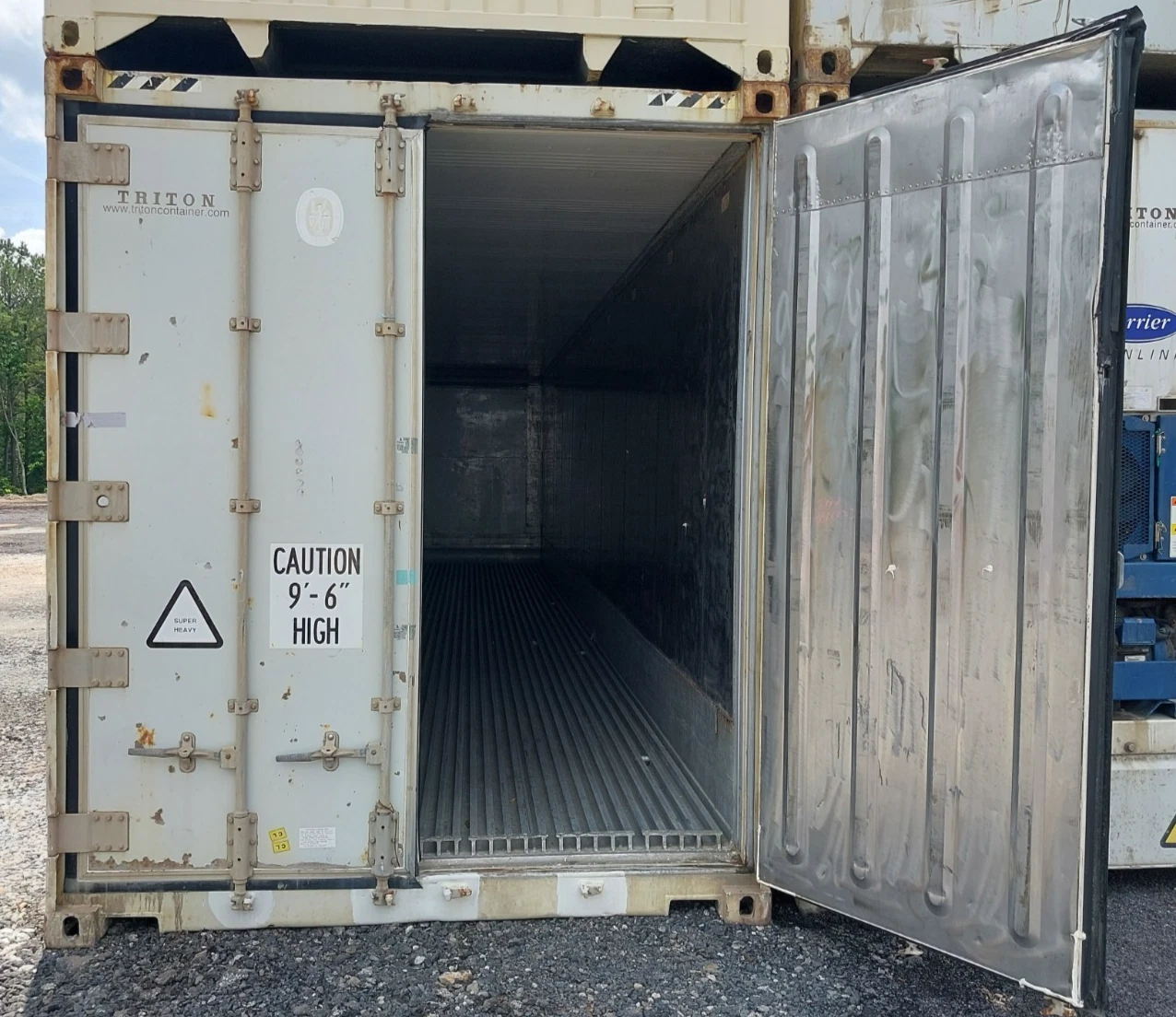 Working 40ft Refrigerated High Cube Reefer Container 2010 Carrier Thinline Used - Image 2